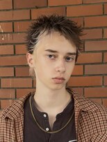メンズヘアフェイス(Men's hair FACE。)&nbsp;スパイキーショート×ウルフ/メンズ短髪/フェザーパーマ