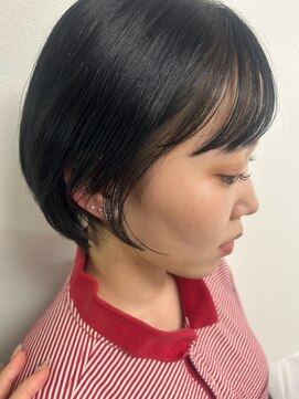 タミーズ 金山(Tummy's) 大人可愛いショート×黒髪