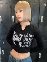 エクーエルム 心斎橋(ECOO yelm)&nbsp;ブリーチ/ケアブリーチ/ダブルカラー/ハイトーン/ボブ