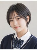 校則対応ナチュラルショート