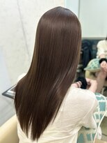 バンクスヘアー(BANK'S HAIR) 艶ブラウン×髪質改善ストレート