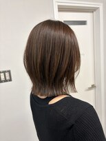 モコヘアーフロール(MOCO hair flor)&nbsp;大人美人くびれボブ × シアージュカラー