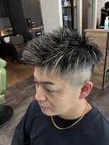 メンズ レオ 南森町店(men's LEO) メッシュ×フェードカット