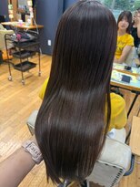 ノーヴァ バイ ボナ 前橋店(nova by bona)&nbsp;髪質改善ツヤ髪ストレートロングの似合わせスタイル
