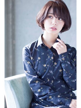 ナナナ パレナ 宝塚店(nanana parena) 艶感重視のナチュラル重軽ボブ