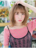 *bliss戸田公園*外国人風カラー☆外ハネハニーヘアa