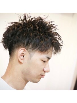 カバジェーロ(kaballero) 2ブロック×ソフトツイストスパイラルパーマ