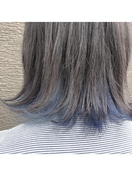 レガシーヘアーデザイン(Legacy hair design) 「インナー ネイビーブルー」