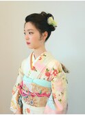 和泉美佳　着物にぴったりアップスタイル