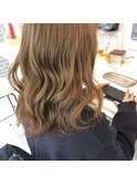 黒髪卒業式　ミルクティーベージュ