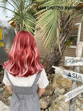 エイジア ユナイテッド バーン(ASIA UNITED BURN) ◆ASIA◆ magenta