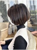 30代、40代/前下がりショートボブ/大宮