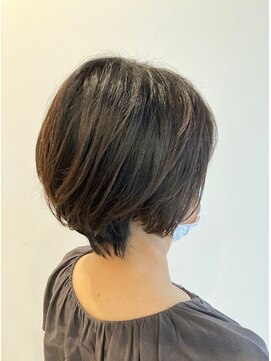 スタジオ アルファプラス 日暮里店(studio α+) 30代40代50代◎大人ナチュラルショートボブ　日暮里