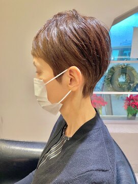 シェル 国分寺(shell) グレージュカラー/ボブウルフ/黒髪/ココアベージュ