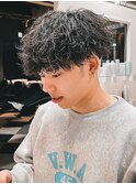 ツイストスパイラル/無造作パーマ/マッシュ/ツーブロック