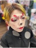 ハロウィンメイク～狛犬風メイク～