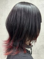 ウルフカット×エンドカラー