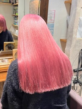 ロア 福岡天神本店(LORE) ダブルカラーベージュカラーケアブリーチカラーハイトーンカラー