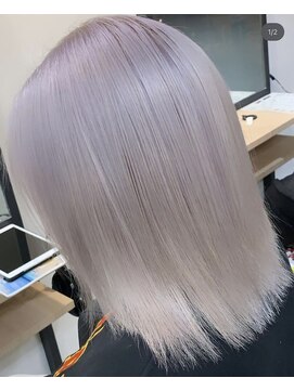 ラフ 難波店(LAFF) #セミディ#シアーカラー#ショートヘア#姫カット#ダークアッシュ