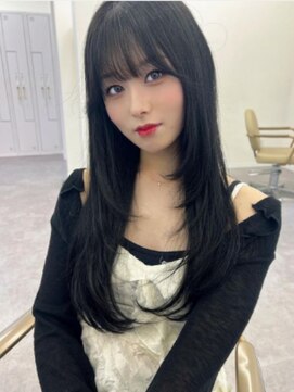 ミミヘアーガーデン(mimi hair garden) 黒髪×ザクザクレイヤー