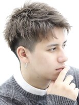 エリマバイフィフス 調布(elima by fifth)&nbsp;スパイキーショートビジネスショートツイストパーマ刈り上げ30代