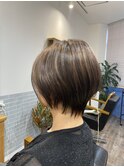 柔らかな仕上がりショート縮毛矯正