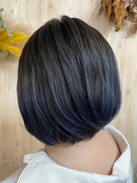 リフラス(Reflus.) ブルーブラックグラデーションカラー