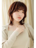 カバーヘア ブリス 川口(COVER HAIR bliss)&nbsp;インナーカラーハイライト大人可愛いウルフカットZ川口20代30代