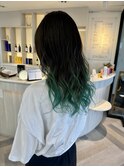 バレイヤージュで色落ちまで楽しみましょう◯