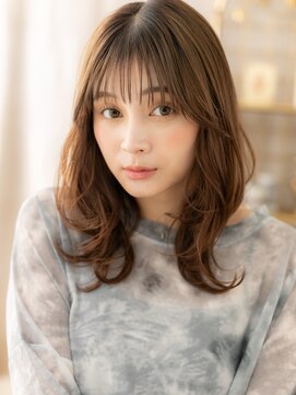 カバーヘア ブリス 戸田公園西口店(COVER HAIR bliss) 大人ガーリーくびれカールレイヤーカットh3戸田公園20代30代40代