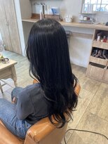 ビズヘアー プチ(bisou hair petit) ロングトーンダウンカラー