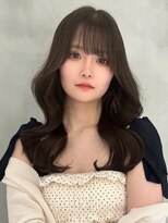 ロンド ジュルード 名古屋(Lond jeloud)&nbsp;学割U24 韓国風 ウルフ フェイスレイヤー 顔周り 前髪