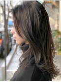 大人の暗髪＊赤味消しうる艶カラー/髪質改善/仙台駅前/全席個室