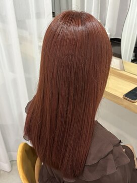 リュンヌ(Lune) レッドブラウンカラー/ブリーチなしダブルカラー/暖色系/YU311