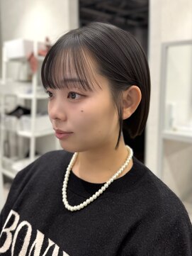 キートス(Kiitos) 耳掛け映え◎ 上品なボブ×髪質改善ストレート