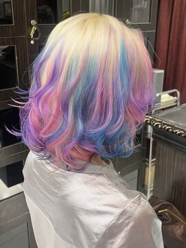 プライズ 錦糸町北口店(prize) ユニコーンカラー/デザインカラー/派手髪【錦糸町北口】hina