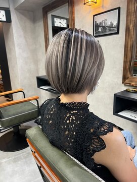 サニー 渋谷(SUNNY) バレイヤージュ、ハイライト、レイヤーカット、ダブルカラー