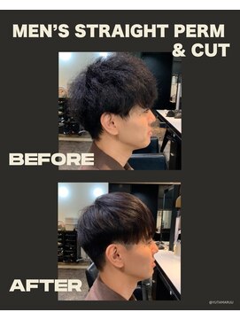 エノア 青山(ENORE) メンズ縮毛矯正/曲がる縮毛矯正/メンズ髪質改善/メンズカット