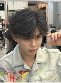 ツイストフェザーショート/フェザーパーマ/マッシュ