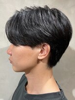 ニコ トウキョウ ヨコハマ(nico) メンズセンターパートウルフセンターパートニュアンスパーマ襟足