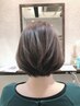 カット＋根元カラー（3cm以内）白髪染めOK+4stepトリートメント