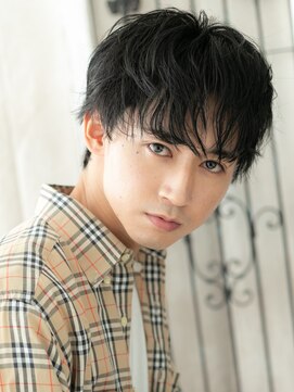 メンズヘア ビーセカンド 草加店(MENS HAIR B-2) 社会人ビジカジ伸ばしかけ重め刈り上げないメンズショートI草加