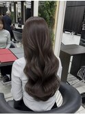 透明感グレージュ