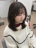 シエテ 津田沼(Siete)&nbsp;ダークパープル/ナチュラルショート/夏のヘアアレンジ/津田沼