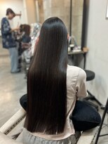 ハル 新宿(haru)&nbsp;髪質改善ストレート/スーパーロング/暗髪/ツヤ髪/大人女子