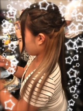 ヘアーメイク ナユタ(hair make nayuta) ハーフアップ