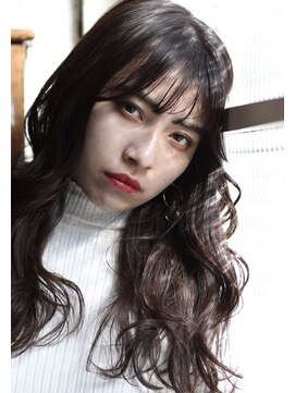 モナン(monan) 暗髪ラフウェーブ