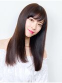 艶感upのストレートスタイル♪ 酸熱トリートメント◎ 30,40代◎