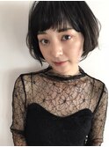 【VEIN】フレンチボブ　マニッシュ　ショート　ネイビーカラー
