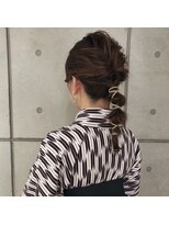 キー(kii) hairset(asuka)　ヘアアレンジ　福岡　天神　今泉　薬院